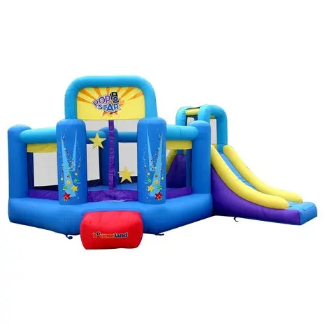 Bounceland Pop Star Bounce House With Slide And Blower 1
