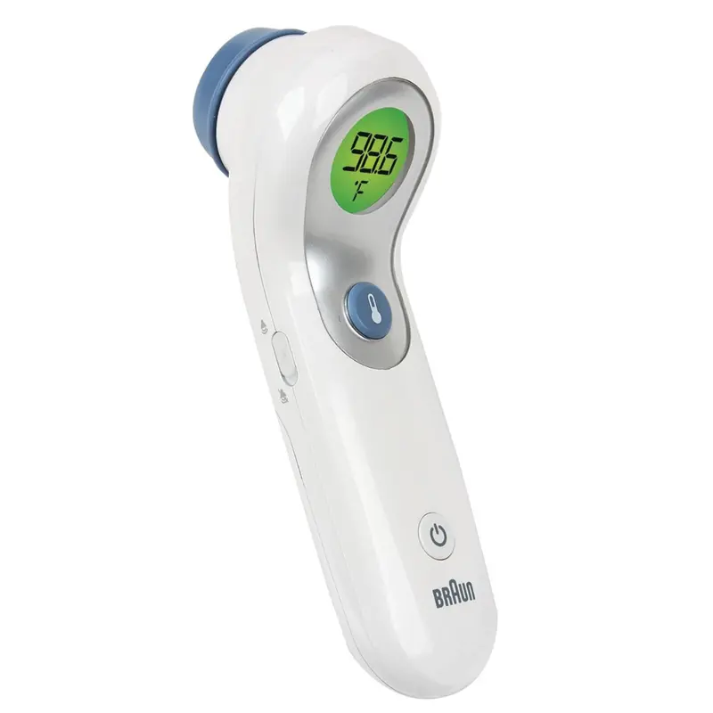 Braun No Touch + Forehead Thermometer With Color-Coded Fever Guidance 1