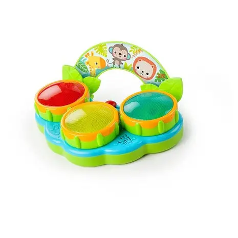 Bright Starts Safari Beats Musical Drum Toy With Lights 1