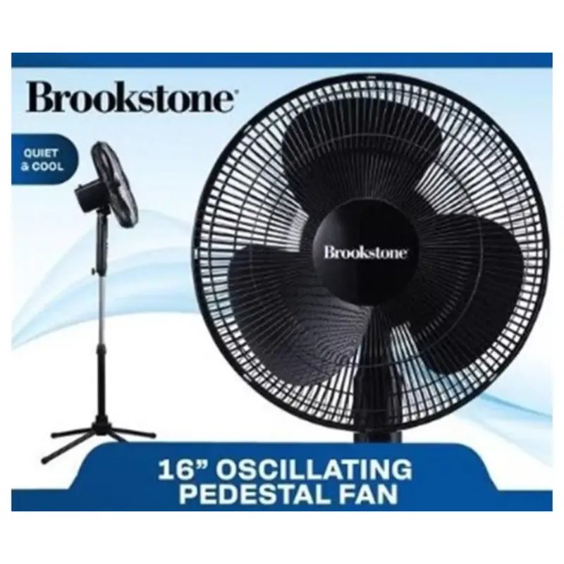 Brookstone Air Circulation Pedestal Floor Fan 1