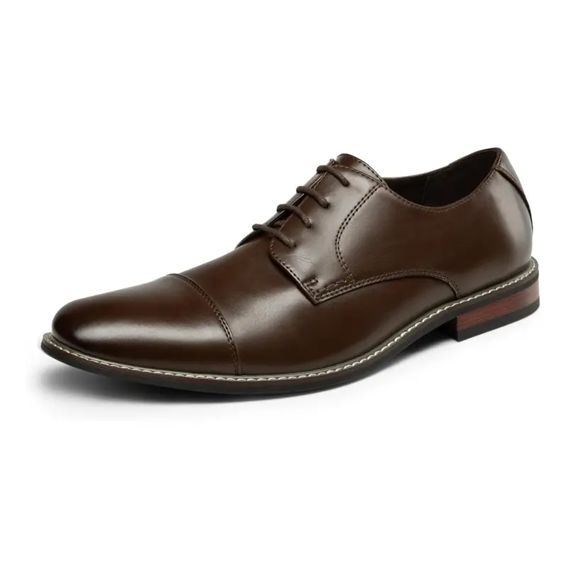 Bruno Marc Men's Classic Prince Oxfords Lace Up Dress Shoes (2 Colors) 1
