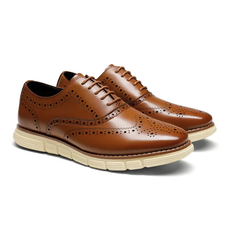 Bruno Marc Men's Crossflex Dress Sneakers 1