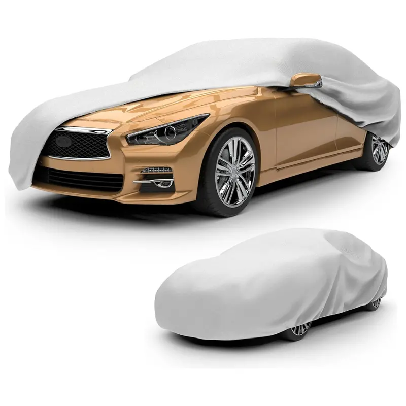 Budge Lite Breathable Dustproof Car Cover (Size 3, 200"L X 60"W X 51"H) 1