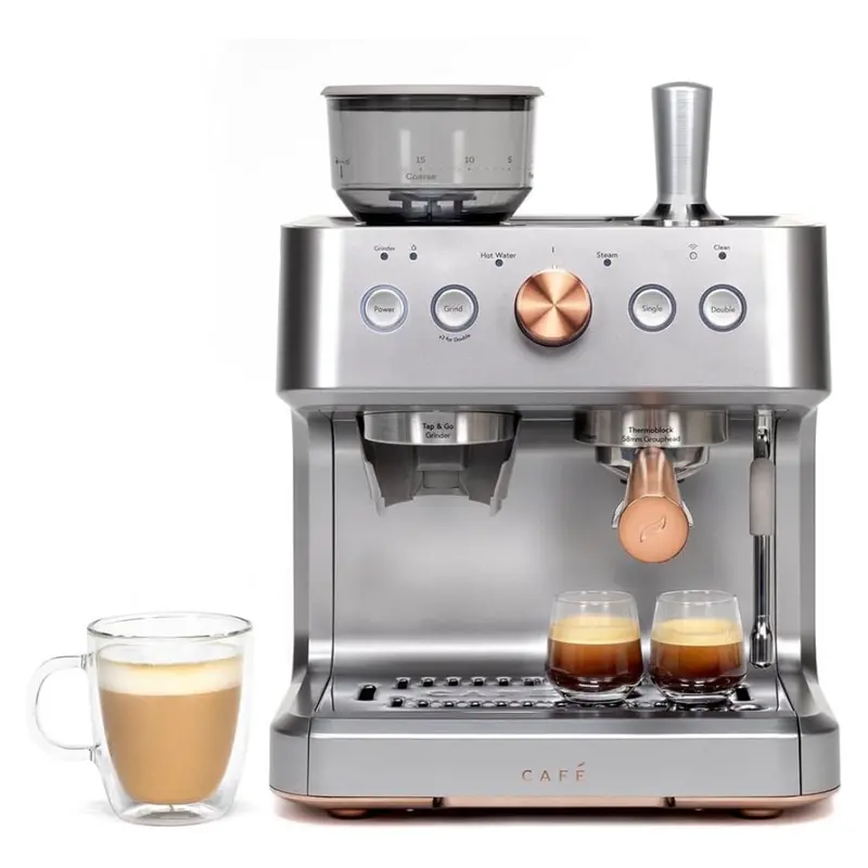Cafe Bellissimo Semi-Automatic Espresso Machine & Frother 1