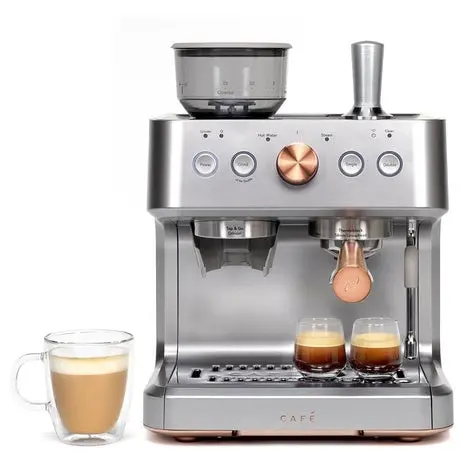Café Bellissimo Semi Automatic Espresso Machine & Milk Frother 1