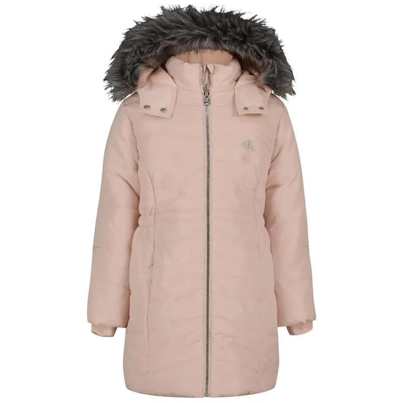 Calvin Klein Girls' Hooded Winter Puffer Jacket 1