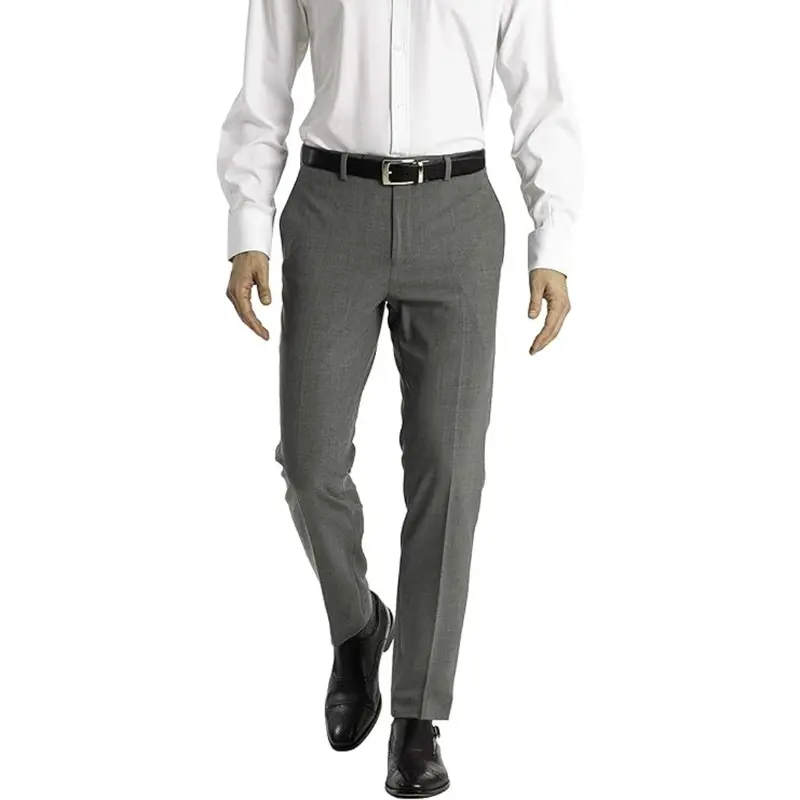Calvin Klein Men's Skinny Fit Stretch Dress Pant (Grey) 1