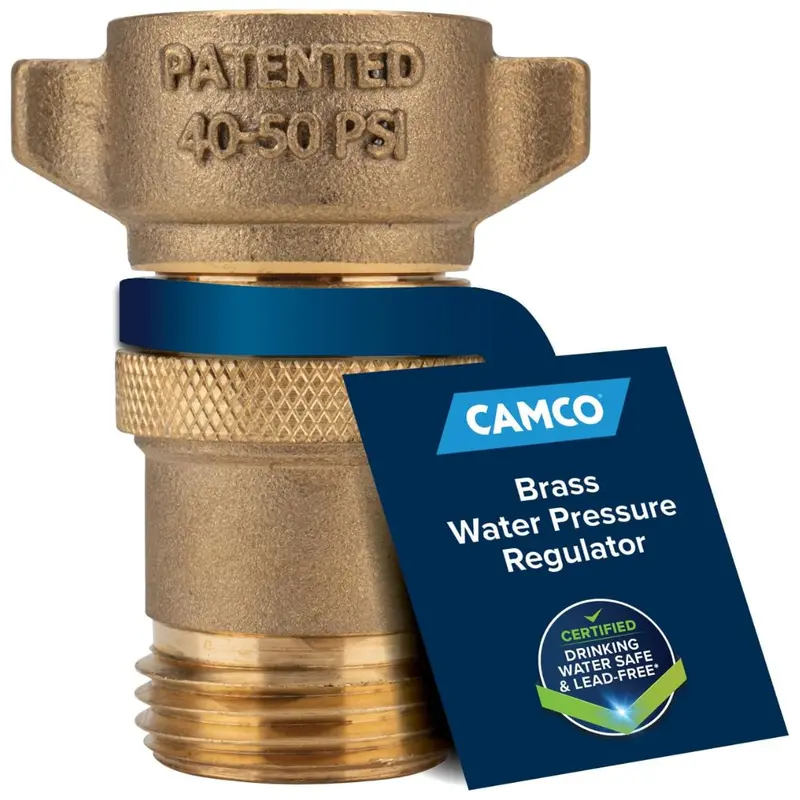 Camco Brass Marine/Rv Water Pressure Regulator 1