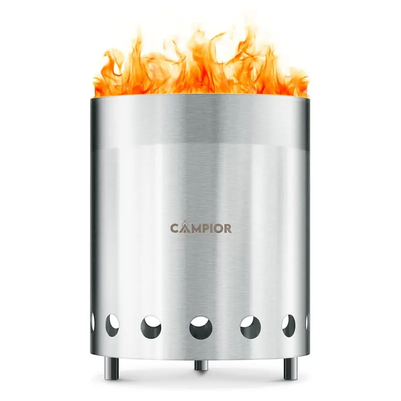 Campior Wood Burning Smokeless Outdoor Fire Pit Stove 1
