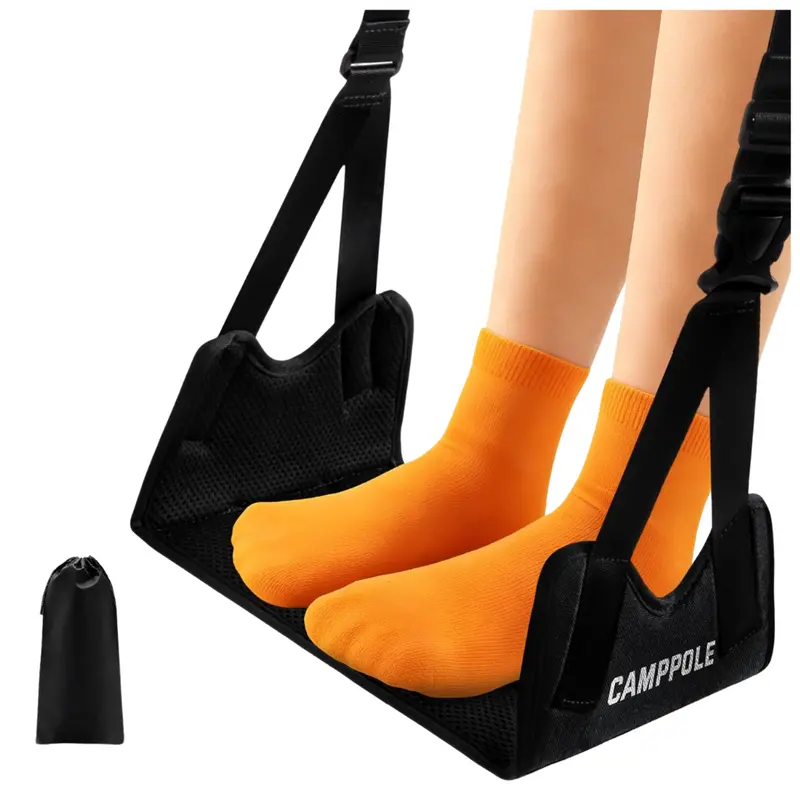 Camppole Airplane No-Collapse Foot Hammock 1
