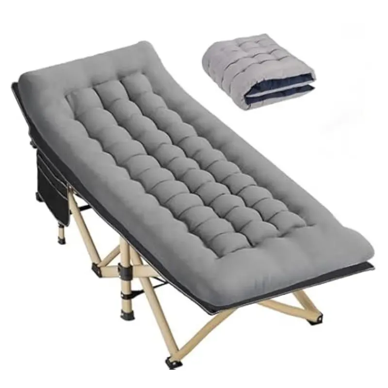 Candockway Folding Camping 28" Portable Sleeping Cot With Mattress 1