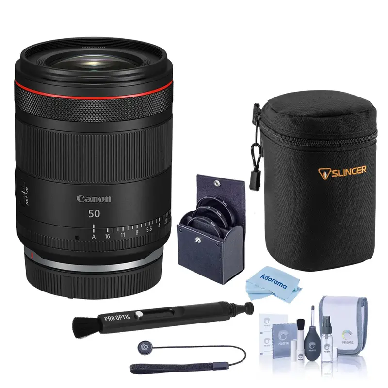 Canon Rf 50Mm F/1.4 L Vcm Lens Bundle 1