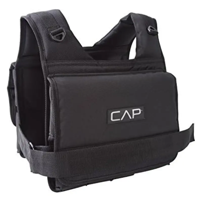 Cap Barbell 20 Lb. Unisex-Adult Short Adjustable Weighted Vest 1