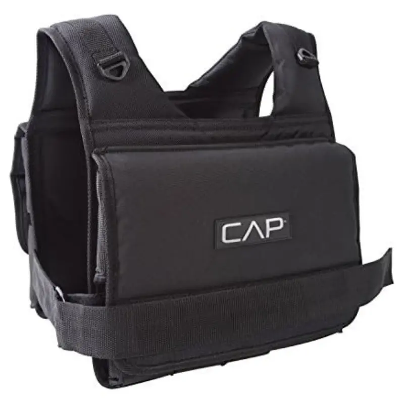 Cap Barbell 20 Lb. Unisex-Adult Short Adjustable Weighted Vest 1