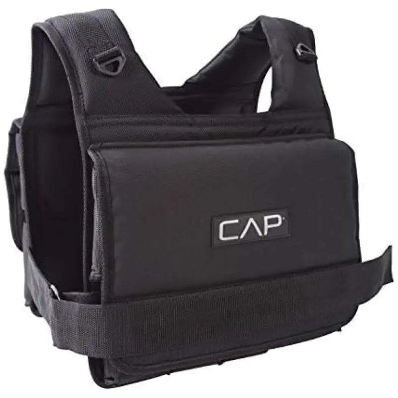 Cap Barbell 20 Lb. Unisex-Adult Short Adjustable Weighted Vest 1