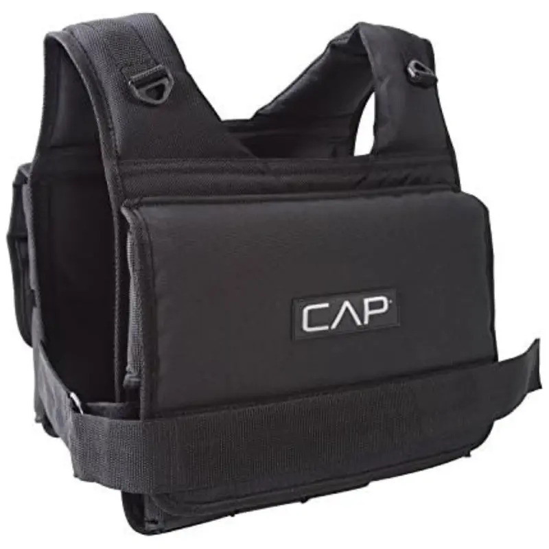 Cap Barbell 20 Lb. Unisex-Adult Short Adjustable Weighted Vest 1