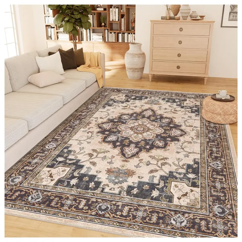 Capaloca 8'' X 10'' Machine Washable Nursery Rug 1