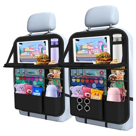 Car Backseat Organizer With Tray 1