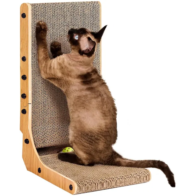 Cardboard Cat Scratcher (11.4" X 9.75" X 19") 1