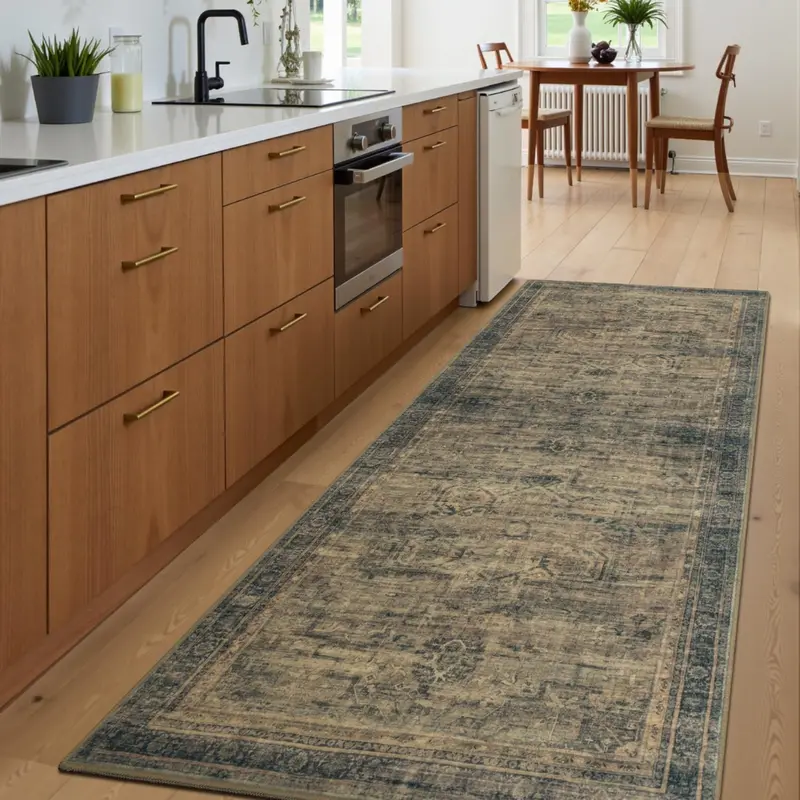 Carpelux 2Ft X 6Ft Washable Kitchen Runner Rug 1