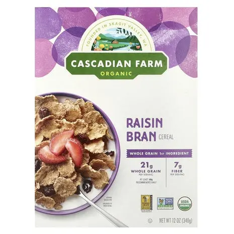Cascadian Farm Organic Raisin Bran Cereal 1