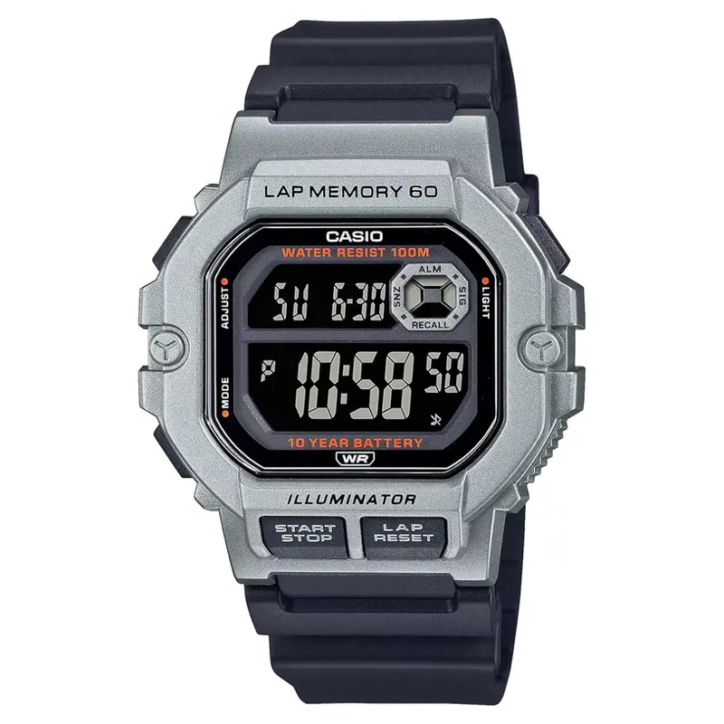 Casio Illuminator Ws1300h Series 44.5Mm Led Men's Digital Sports Watch 1