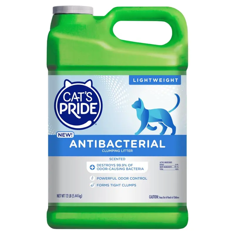 Cat's Pride 12Lb Antibacterial Scented Clumping Litter Jug 1