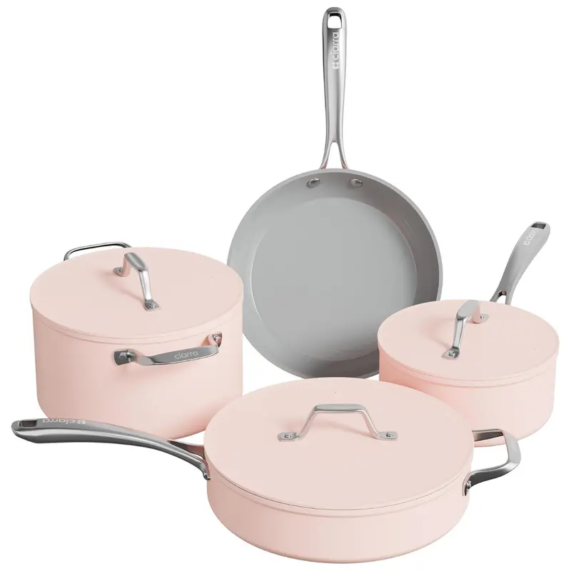 Ceramic Non Stick Pots And Pans Set With Lid 1