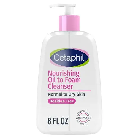Cetaphil Nourishing Oil To Foam Facial Cleanser (8Oz) 1