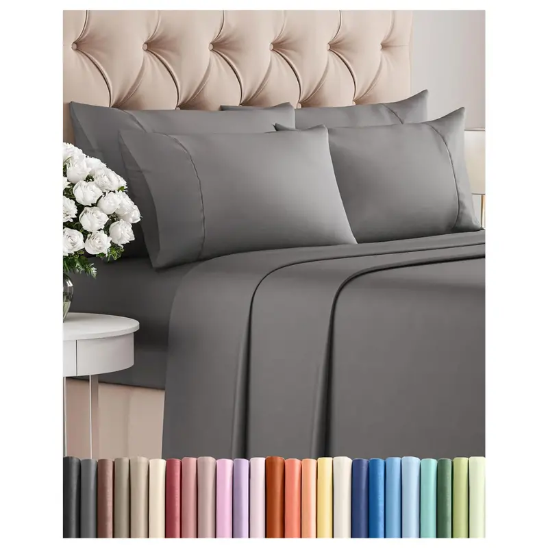 Cgk Linens King 6-Piece Sheet Set 1