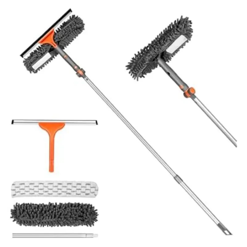 Chabatree Window Squeegee 2-In-1 Cleaning Set 1