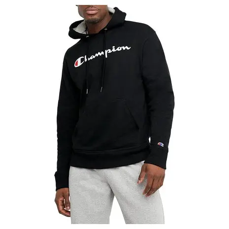 Champion Men's Classic Script Logo Hoodie 1
