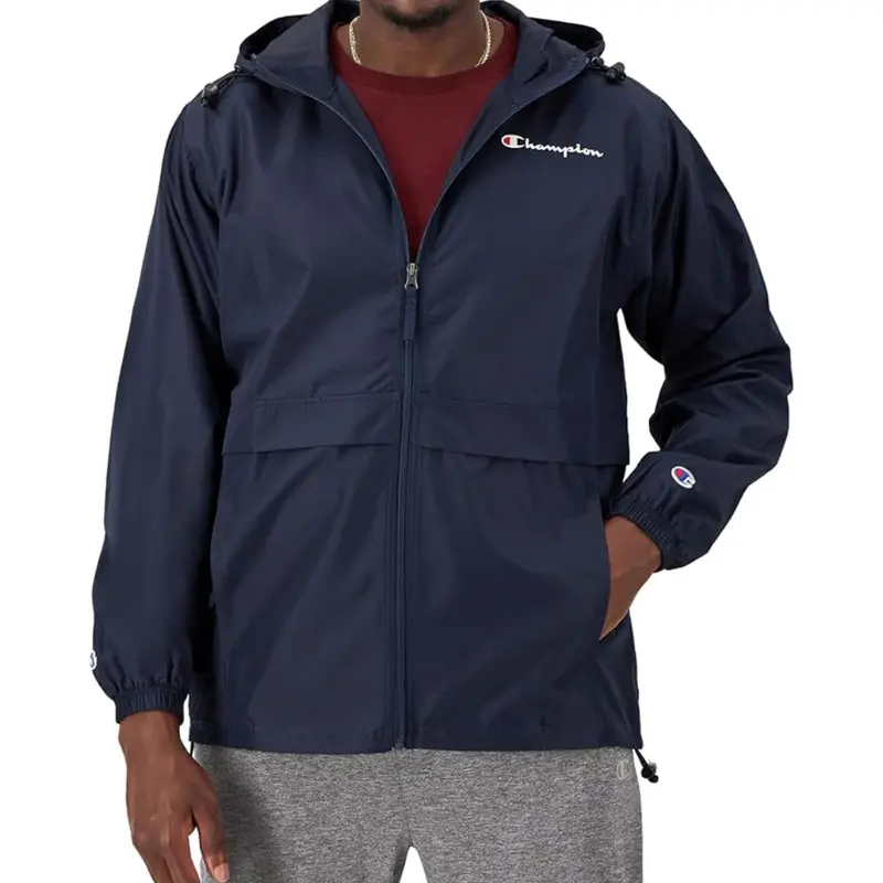 Champion Men's Stadium Full Zip Jacket With Script Logo 1