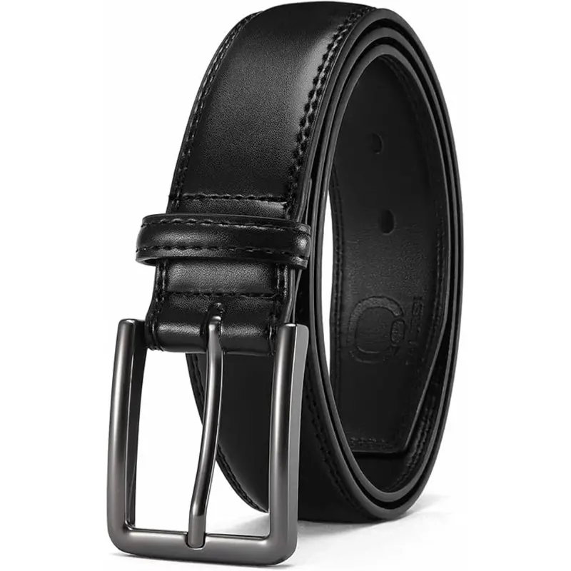 Chaoren Men's 1 3/8" Leather Belts 1