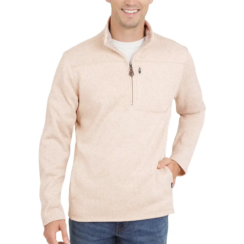 Chaps Men's Quarter Zip Fleece Sweater 1