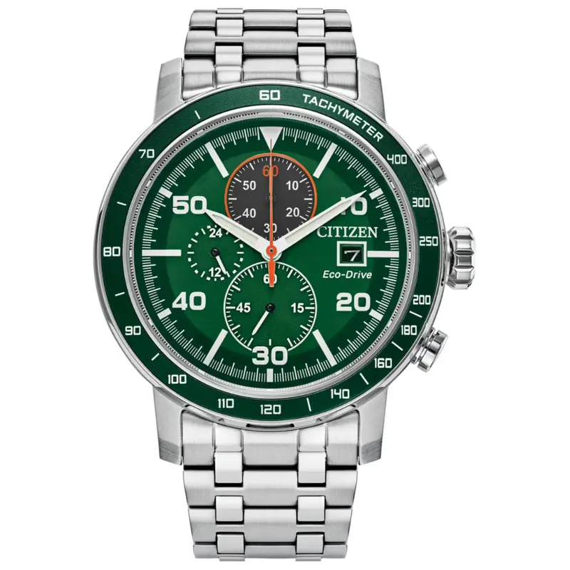 Citizen Men's Eco-Drive Brycen Chronograph Stainless Steel Watch 1