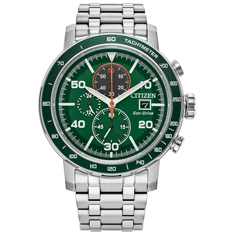 Citizen Men's Eco-Drive Brycen Chronograph Stainless Steel Watch 1