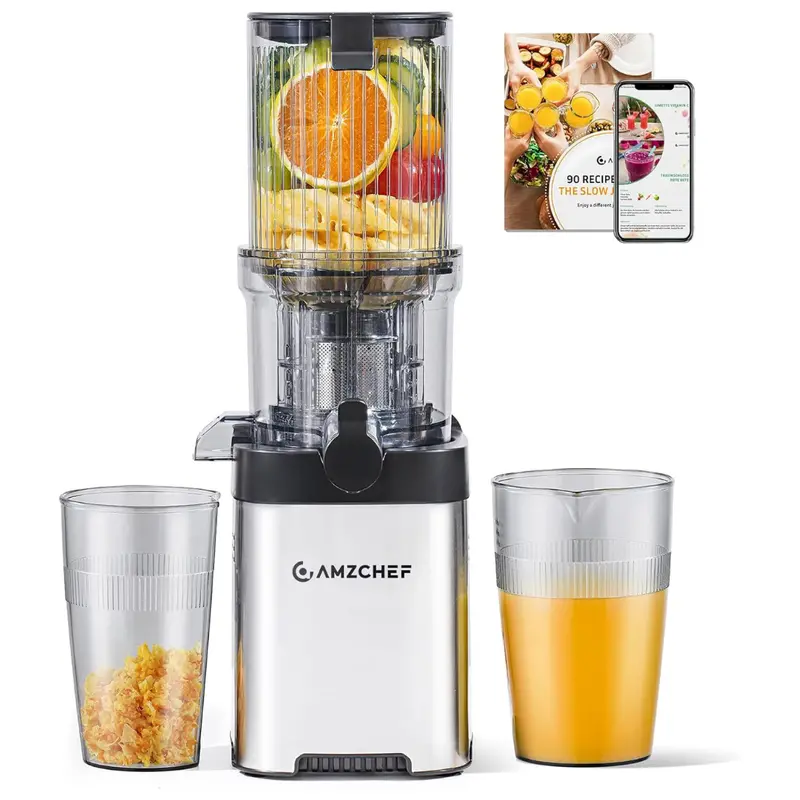 Cold Press Juicer With Wide Mouth And Slow Masticating 1