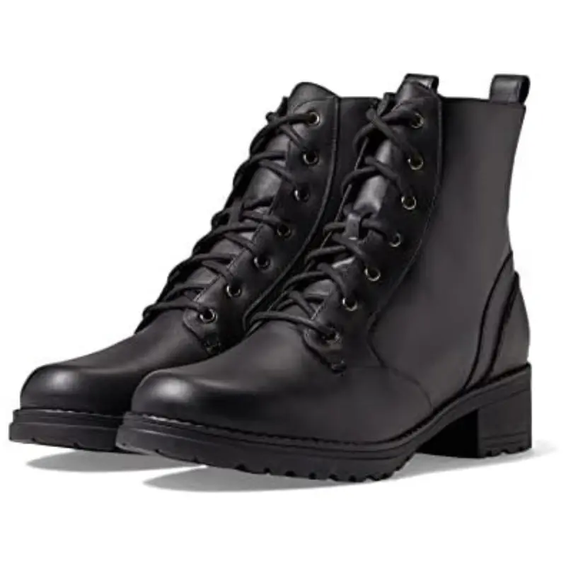 Cole Haan Women's Camea Waterproof Lace-Up Combat Boot 1