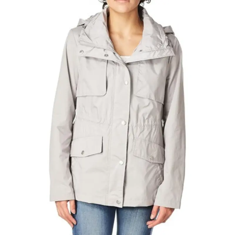 Cole Haan Women's Short Packable Rain Jacket 1