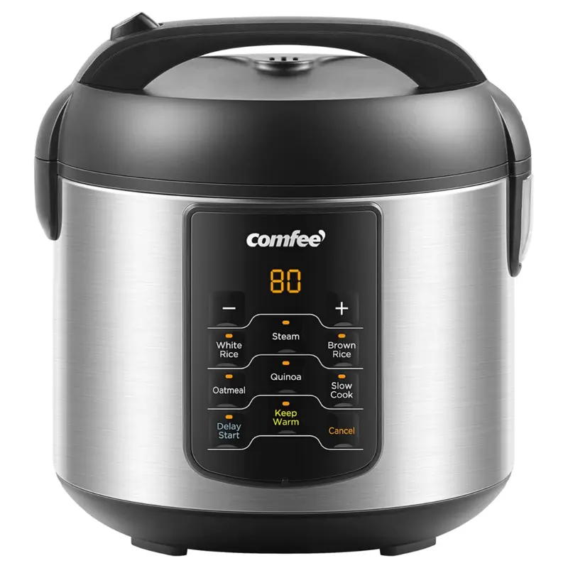 Comfee 6-In-1 2-Qt 8 Cups Stainless Steel Multi Cooker 1