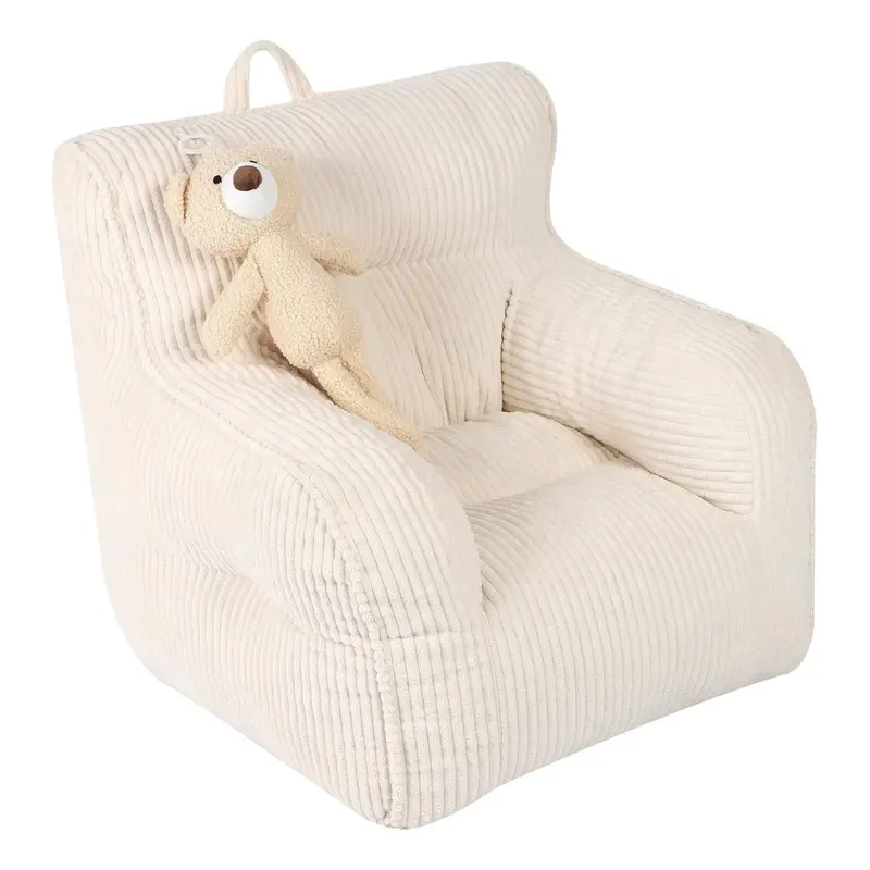 Comfy Gaint Bean Bag Chair With Ottoman 1