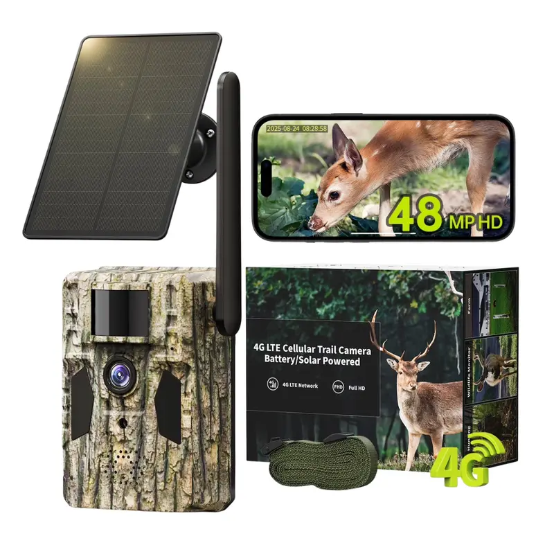Conico 48Mp Wireless Solar 4G Lte Cellular Trail Camera 1
