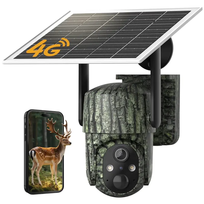 Conico Solar 2K Ultra Hd 4G Lte Cellular Trail Camera With Pir Motion 1