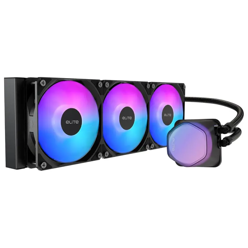 Cooler Master 360 Elite Liquid Cpu Dual-Chamber Cooler W/ Argb Lighting 1