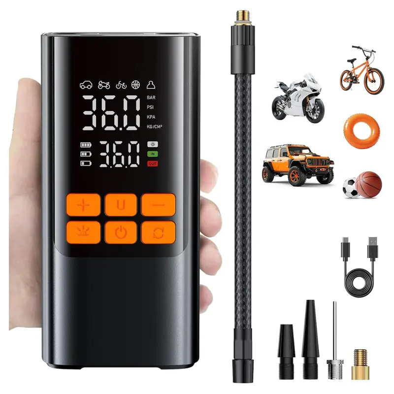 Cordless 150 Psi Portable Air Pump Tire Inflator 1