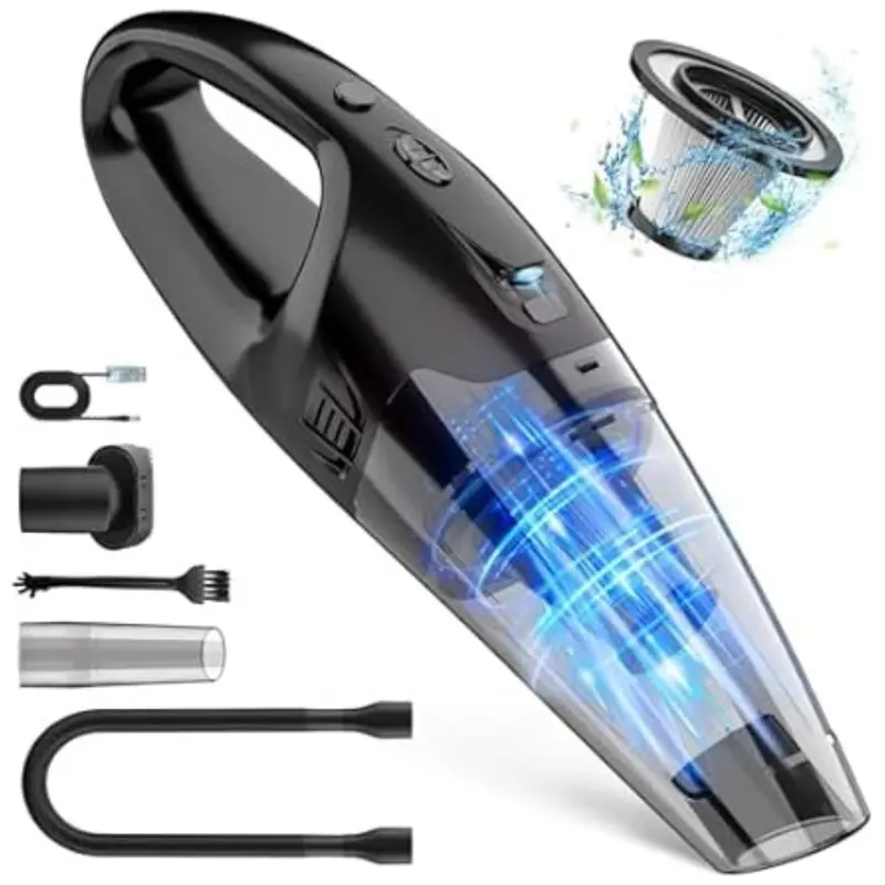 Cordless Rechargeable Handheld Vacuum With Led Light 1