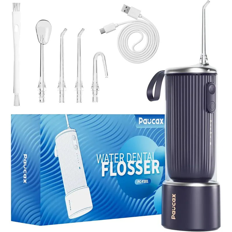 Cordless Rechargeable Water Flosser With Tips 1