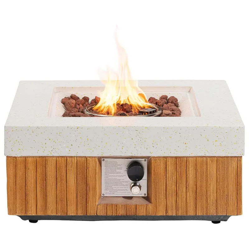 Cosiest 28" Outdoor Propane Fire Pit Table 1