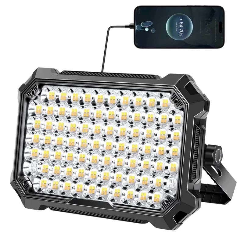 Cosjm Portable Magnetic 320 Led Rechargeable 10,000 Lumen Work Light 1